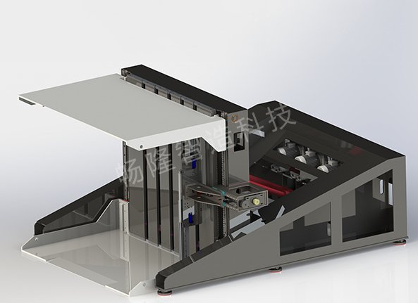 1700数控纸堆整理机光机设计